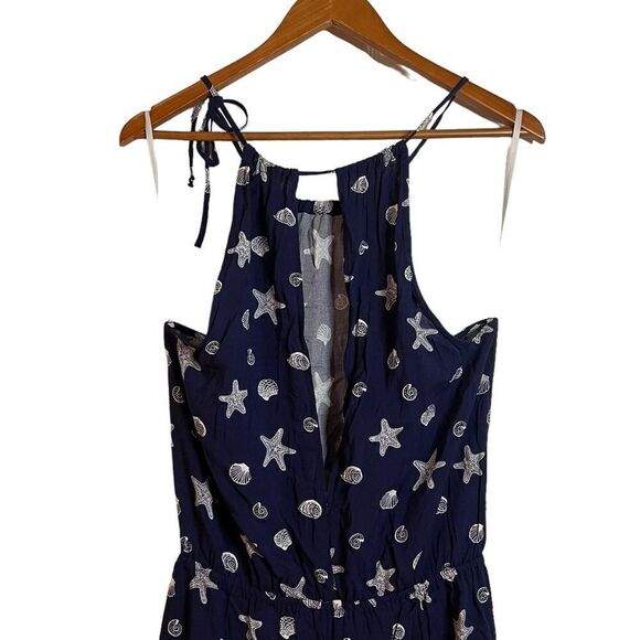 Mimi Chica seashell patterned romper. Size large - Picture 6 of 8